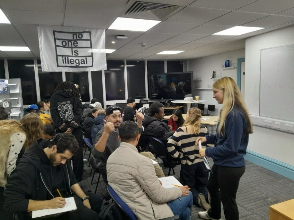 N.E.S.T: Student led teaching for forcibly displaced people